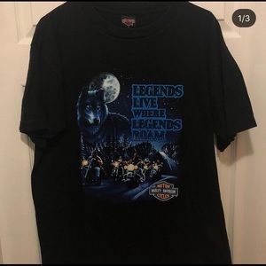 Size XL Harley Davidson tee